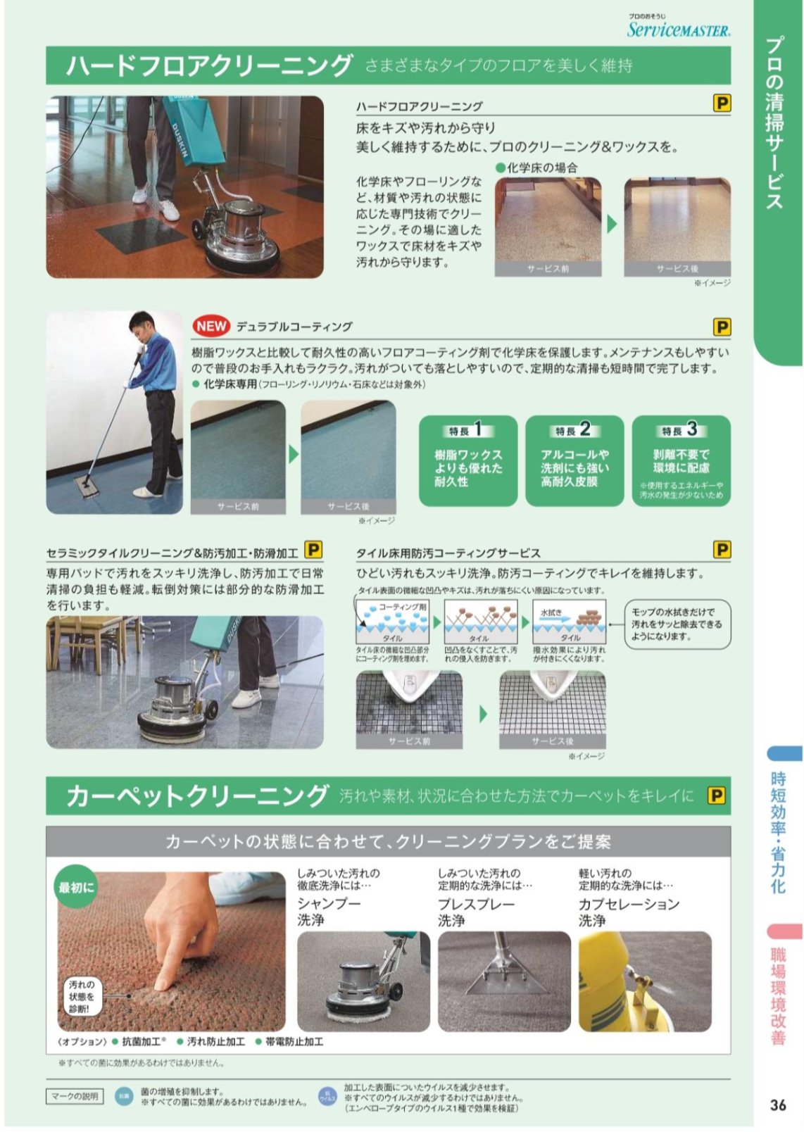 プロの清掃サービス